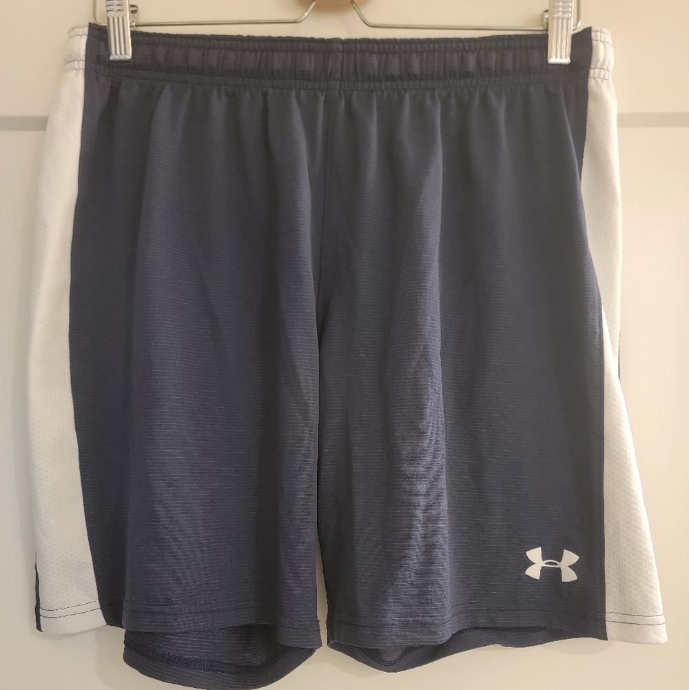 LG Men's Navy and White Athletic Shorts